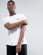 Hugo By Hugo Boss Durned T-shirt Logo Slim Fit In White - White