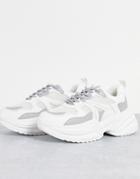 Topshop City Chunky Sneakers In White