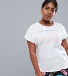 Only Play Curvy Plus Short Sleeved Tee - White