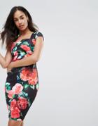 Jessica Wright Floral Bodycon Dress - Multi