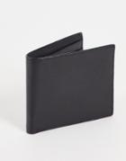 Gianni Feraud Leather Wallet With Contrast Inner-black