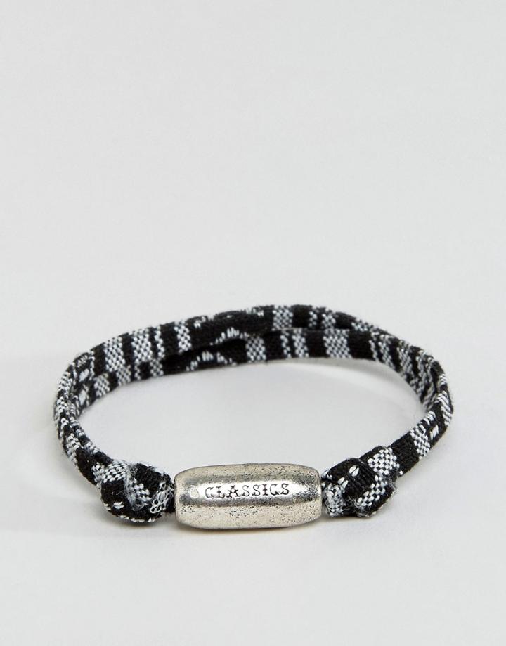 Classics 77 Geo-tribal Woven Bracelet - Blue