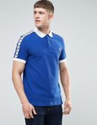 Fred Perry Italy Polo Shirt In Blue - Cobalt