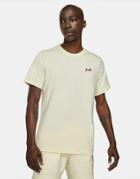 Nike Logo Twist Pack Embroidered Logo T-shirt In Cream-white