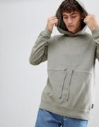 Only & Sons Drop Shoulder Hoodie With Drawstring Detail - Beige