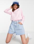 Polo Ralph Lauren Long Sleeve Logo T-shirt In Pink
