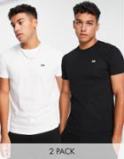 Lee Crew Neck T-shirts In 2 Pack-multi