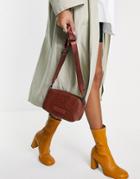 Claudia Canova Crossbody Bag In Tan-brown