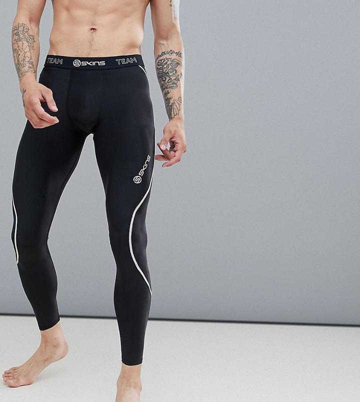Skins Long Tight In Black - Black