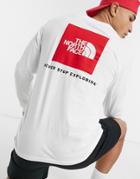 The North Face Nse Box Long Sleeve T-shirt In White