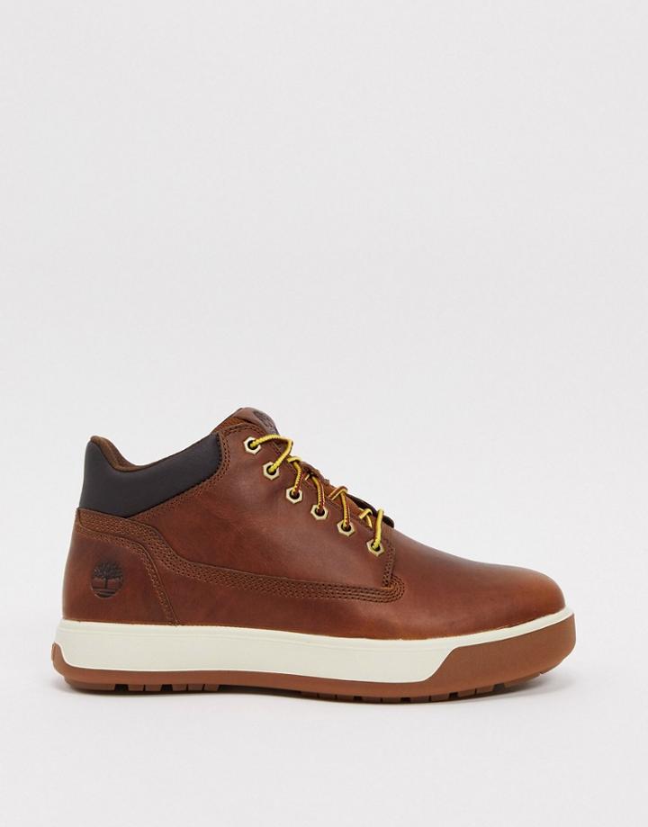 Timberland Leather Tenmile Chukka Boots In Brown