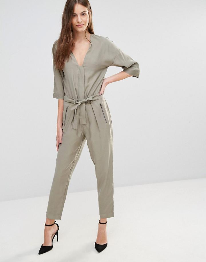 Sisley Slouch Jumpsuit - Green