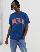 Tommy Jeans Relaxed Fit Collegiate Capsule T-shirt In Blue - Blue