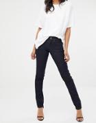 G-star Midge Mid Rise Straight Leg Jean In Indigo - Blue