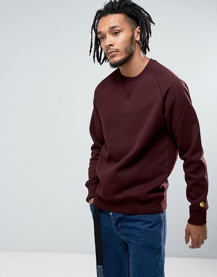 Carhartt Wip Chase Regular Fit Sweatshirt - Red