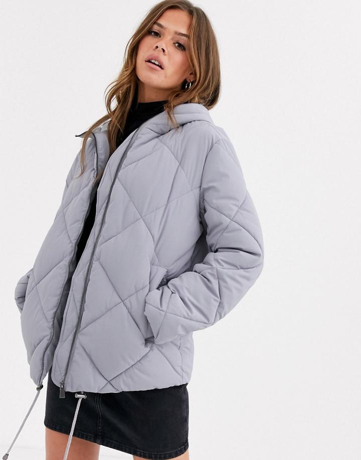 Asos Design Ultimate Puffer-gray