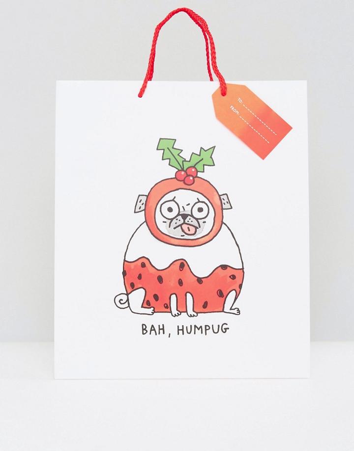 Ohh Deer Bah Humpug Holidays Gift Bag - Multi