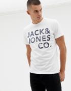 Jack And Jones Bold Print T-shirt - White