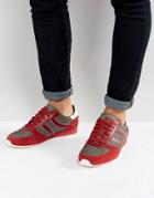 Boss Orange By Hugo Boss Nylon And Suede Sneakers Red - Red