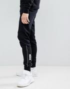Kidda By Christopher Shannon Skinny Joggers In Black - Black
