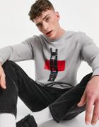Hugo Denguin Sweater In Gray-grey