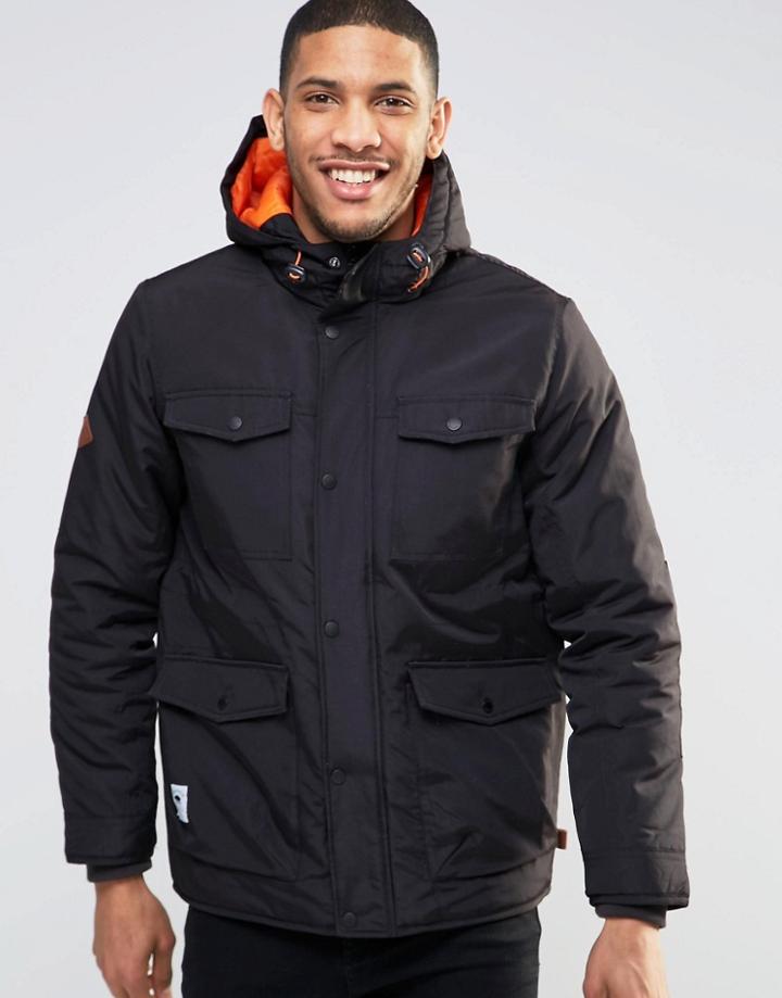 Bellfield Padded Parka - Black