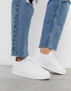 Pull & Bear Retro Sports Sneaker In White