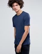 Minimum Delta Slub T-shirt In Blue - Blue