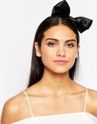 Lipsy Ariana Grande Black Bow Headband - Black