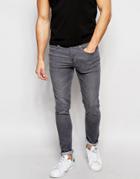 New Look Super Skinny Fit Jeans In Gray - Gray