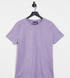 Asos Design Maternity Ultimate Organic Cotton T-shirt With Crew Neck In Dove Gray-grey