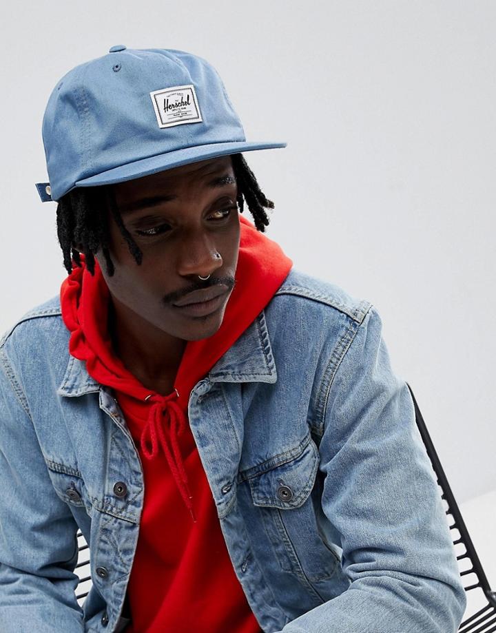 Herschel Supply Co Albert Adjustable Cap - Blue