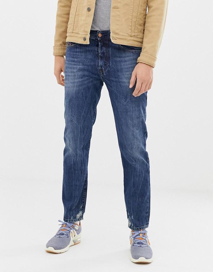 Diesel Mharky 080ag 90s Fit Jeans - Blue