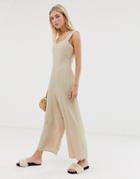 Glamorous Minimal Jumpsuit With Button Back Straps