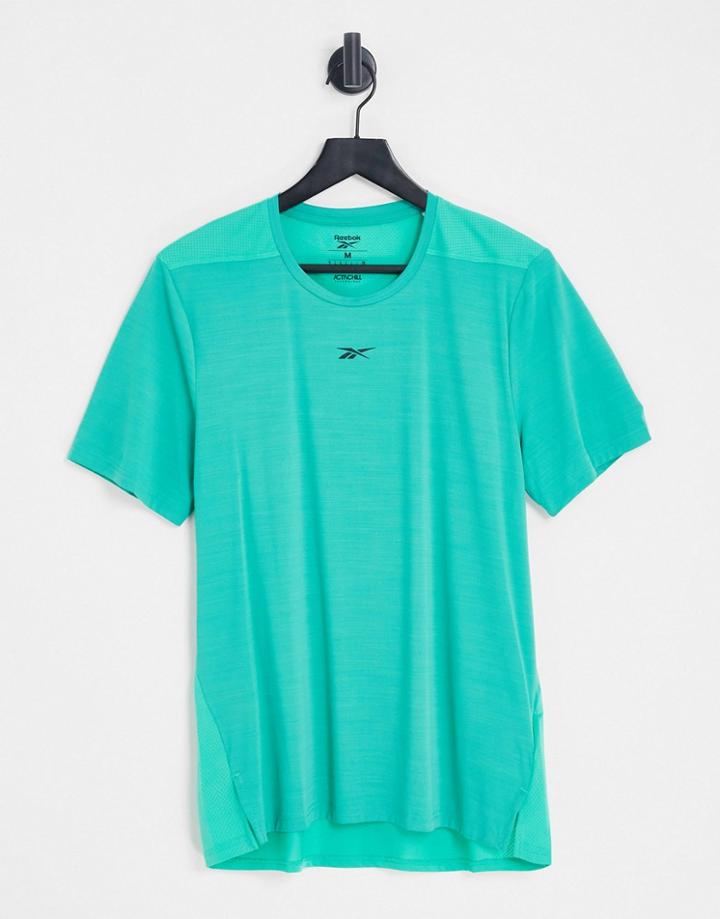 Reebok Tech Style Activchill Move T-shirt In Future Teal-blue