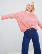 Paul & Joe Sister Coral Knitted Sweater - Orange