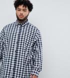 Jack & Jones Originals Gingham Shirt In White-navy