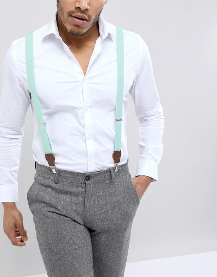 Ben Sherman Suspenders - Green