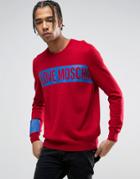 Love Moschino Logo Sweater - Red