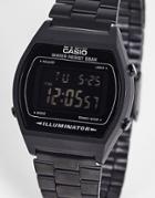Casio Bracelet Strap Watch In Black