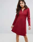 Wood Wood Janet Zip Dress - Red