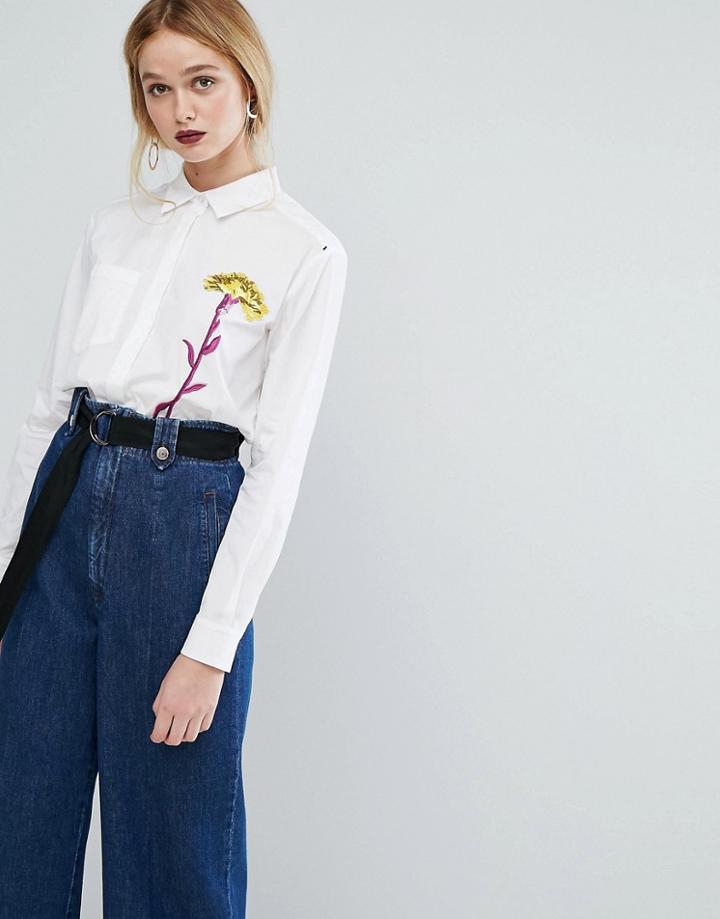 Sportmax Code Botanical Shirt - White