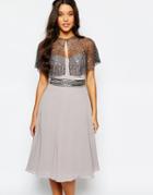 Moyna Sequined Cape