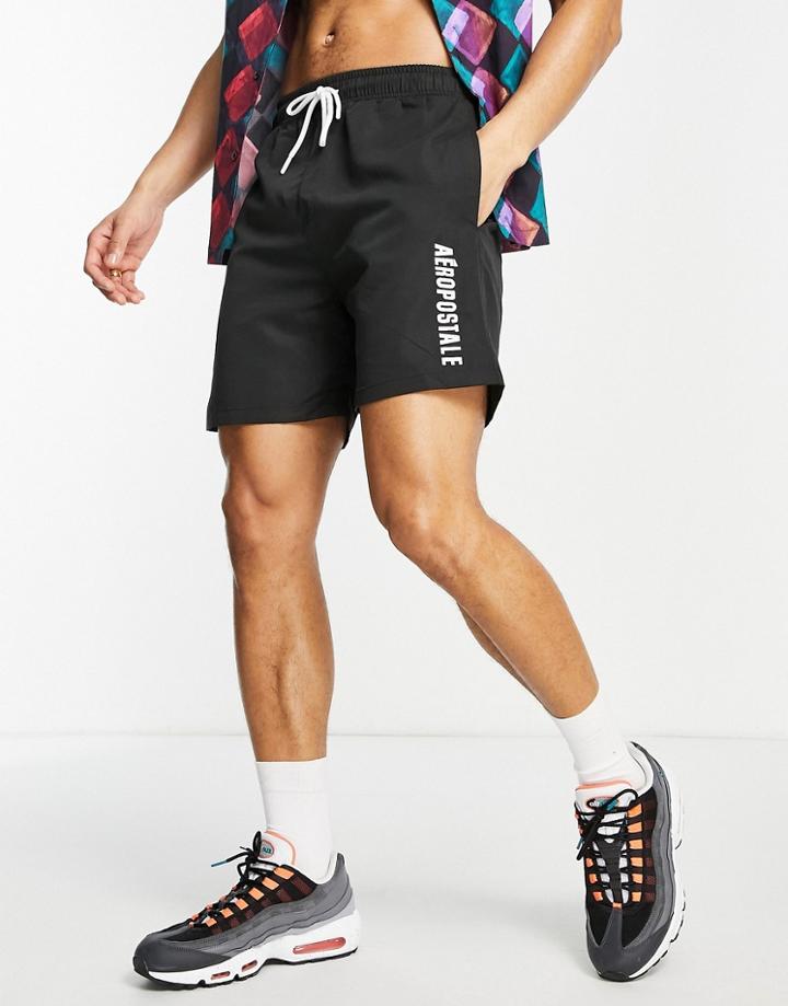Aeropostale Swim Shorts-black