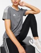 Adidas Soccer Tiro Essential T-shirt In Gray