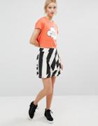 Cheap Monday Guru Stripe Skirt - Beige