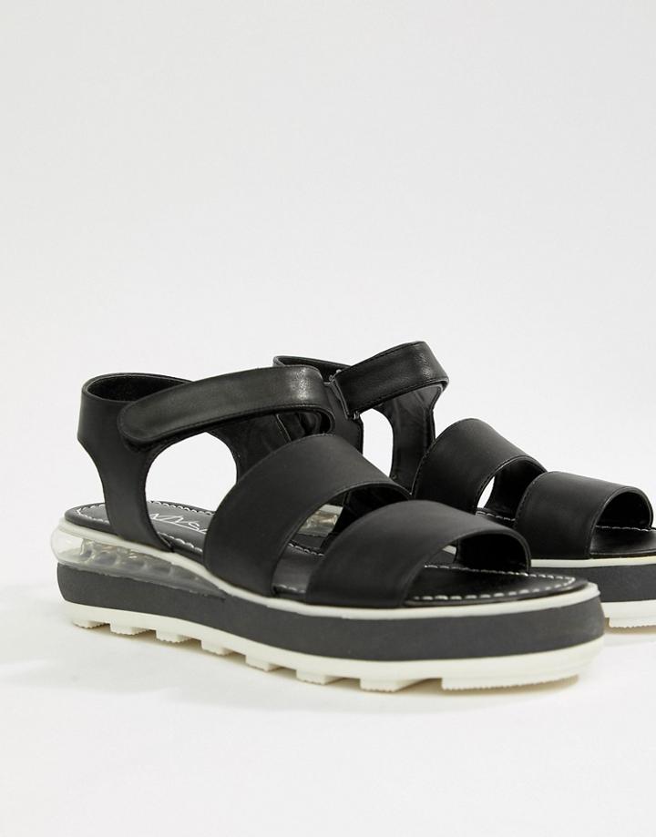 Sixty Seven Flatform Heeled Sandals - Black