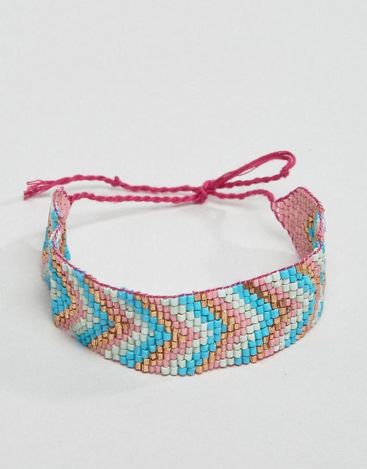 Asos Summer Bead Friendship Bracelet - Pink