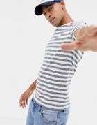 Tommy Hilfiger Crew Neck Striped T-shirt - Black