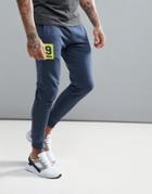 Umbro Tapered Fleece Joggers In Blue - Blue